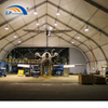 25m span aluminum frame structure building curve aircraft tent