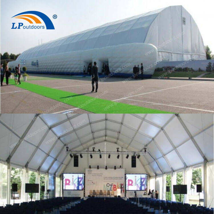 High pressed extruded aluminum waterproof polygon party tent for outdoors business conference event
