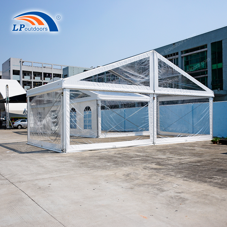10m Clear Span Aluminum Frame Marquee Clear Tent for Outdoors Wedding Party Banquet