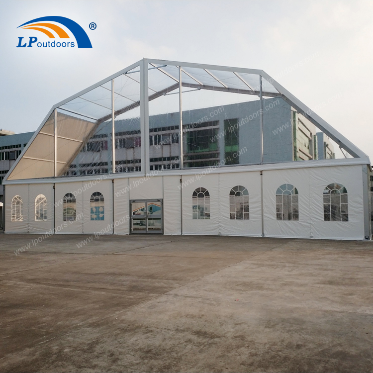 Luxury polygon tent temporary party building for Haji event 
