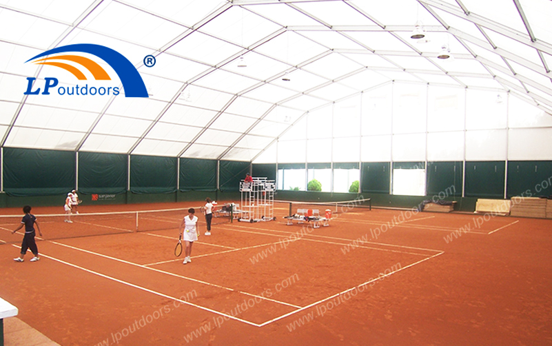 High Quality Aluminum Frame Polygon Sports Tent For Outdoors Temporary Tennis Court