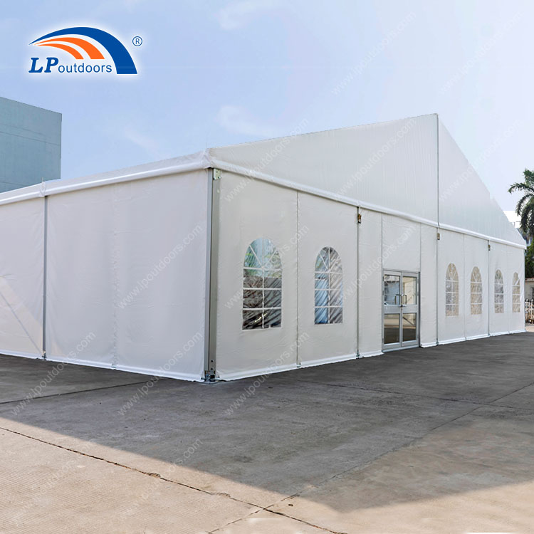 20m temporary structure aluminum frame big party tent for outdoors trade show event